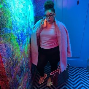 Old Navy Women’s soft teddy pea coat